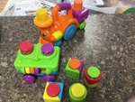 Peek-a-Boo Stack 'n' Surprise Blocks Train