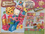 Shopkins 5 Wood puzzles