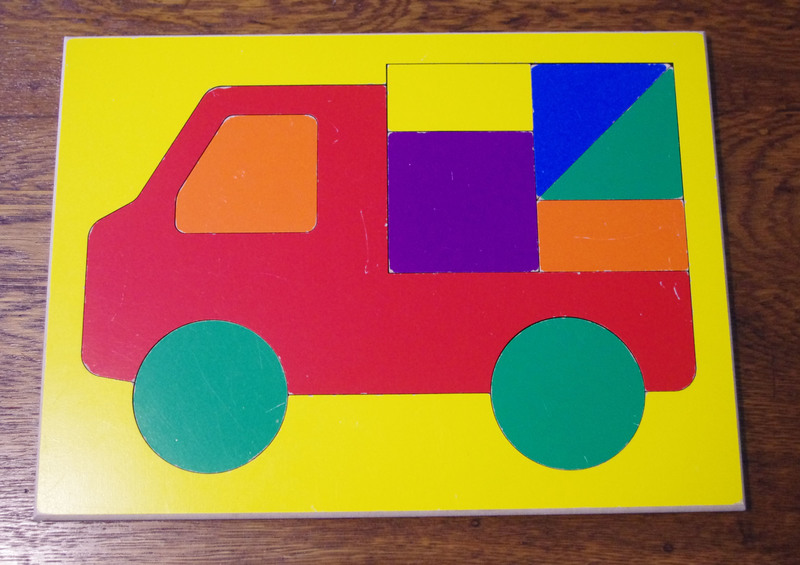 677: Wooden truck puzzle