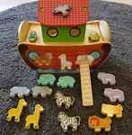 Noah's Ark Wooden Playset