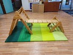 Wooden Pikler Triangle Climber