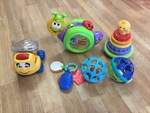 Assorted baby toys