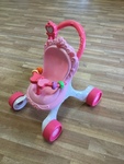 Princess doll walker stroller 