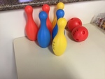 Plastic skittle Set