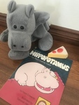 Puppet Hippopotamus & book