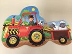 Shaped Tractor Floor Puzzle