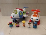 Fisher Price Little movers aeroplane and helicopter