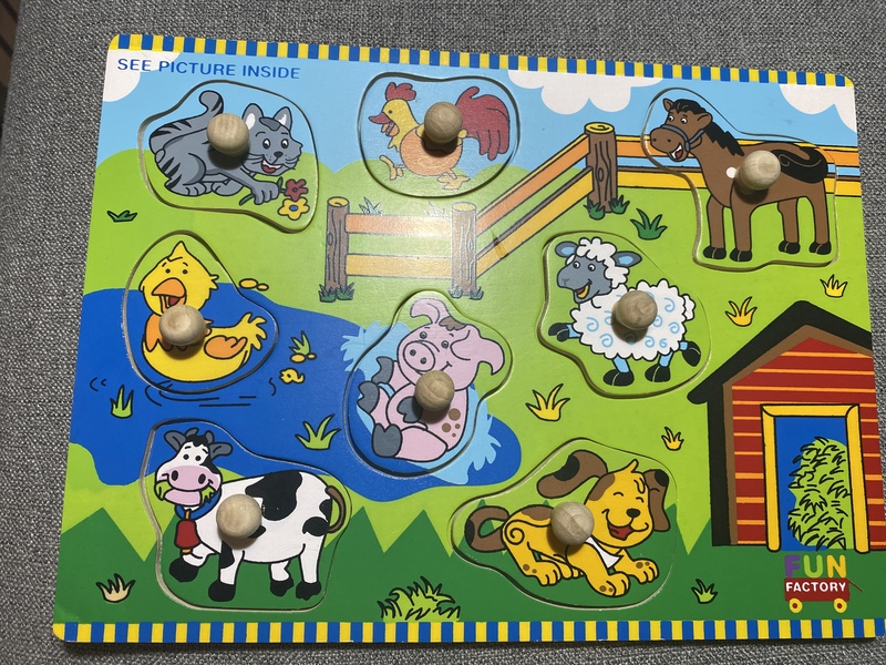 910: Farm Animal Inset Puzzle