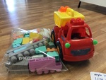 Truck and blocks