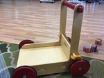 Wooden trolley 