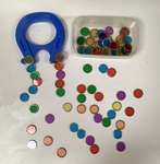 Magnetic Counting & Sorting Disks Game