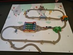 Thomas train set with Knapford Station