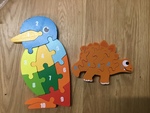 Bird and Dinosaur Number Puzzles