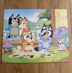 Bluey family scene puzzle