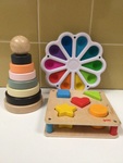 Rainbow Sorting, Stacking, Sensory