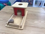 Montessori Object Permanence Box - Ball and Drawer