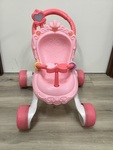 Pink baby pram 