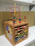 Wooden Activity Cube