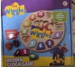 Wooden clock game the wiggles