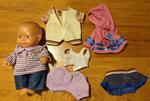 Baby Doll with Dress-Up Outfits