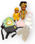 H6: Abebi dolls with baby carrier