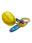 Hard hat and Chainsaw