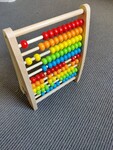 Hape Wooden Rainbow Bead Abacus 