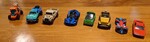 Assorted Hot Wheels toy cars