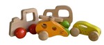 Hape Crawl and Push Wooden Transportation Set