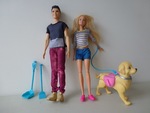 Barbie, Ken and Dog 