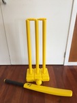 Plastic cricket set