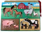 Melissa & Doug Farm Peg Puzzle