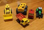 Assorted construction vehicles