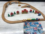 Wooden Rails Train Set