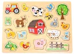 Farm Peg Wooden Puzzle