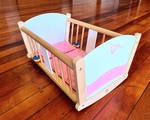 Hape Rock-A-Bye Wooden Doll Cradle