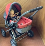 Baby Pram (red)
