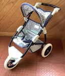 Stroller / Pushchair (blue/white)