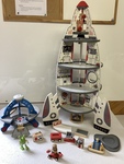 Space Centre - wooden + T61 Hape UFO