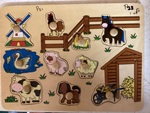Farmyard Wooden Puzzle - 10 piece