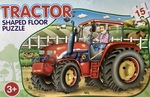Tractor shaped floor puzzle -15 piece