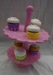 Wooden cupcake stand