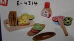 Wooden Cut Apart Sandwich Set