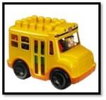 Mega Blocks Lil' Wagon School Bus
