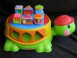 Fisher Price Peek a Blocks Build & Spill Turtle