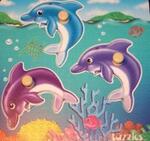 Dolphin Puzzle insert puzzle