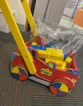 Wiggles Push Along Cart with Blocks