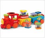 Peek-a-boo Blocks Press & Go Train