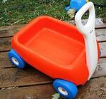 Plastic Alphabet Blocks and pull along wagon