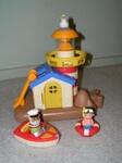 Lighthouse bath toy